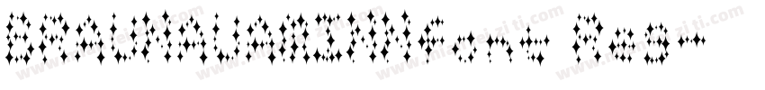 BRAUNAUAMINNfont Reg字体转换